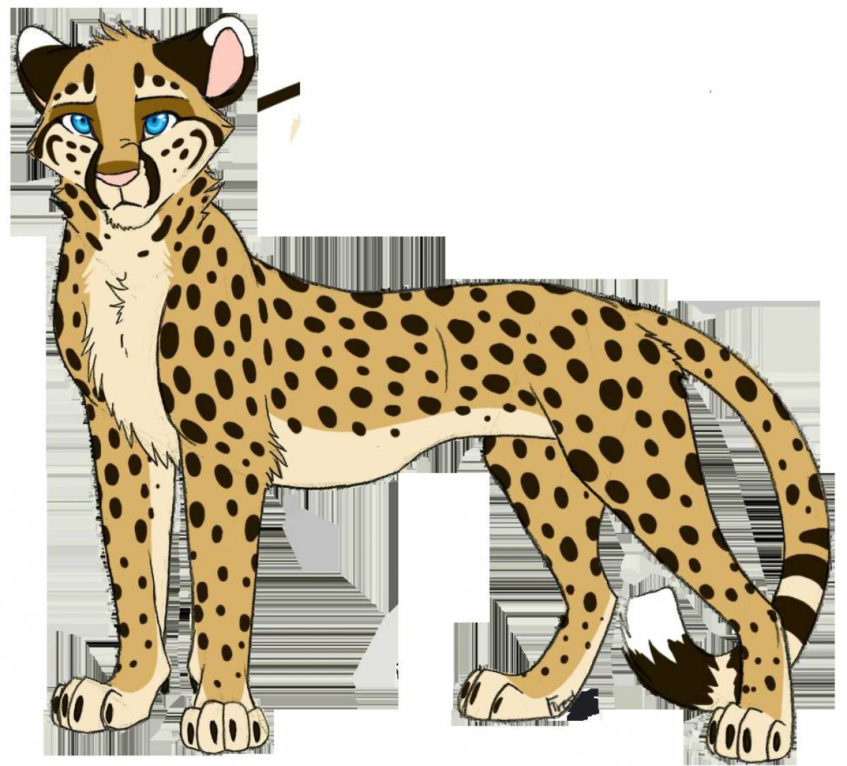 Леопард для детей #32