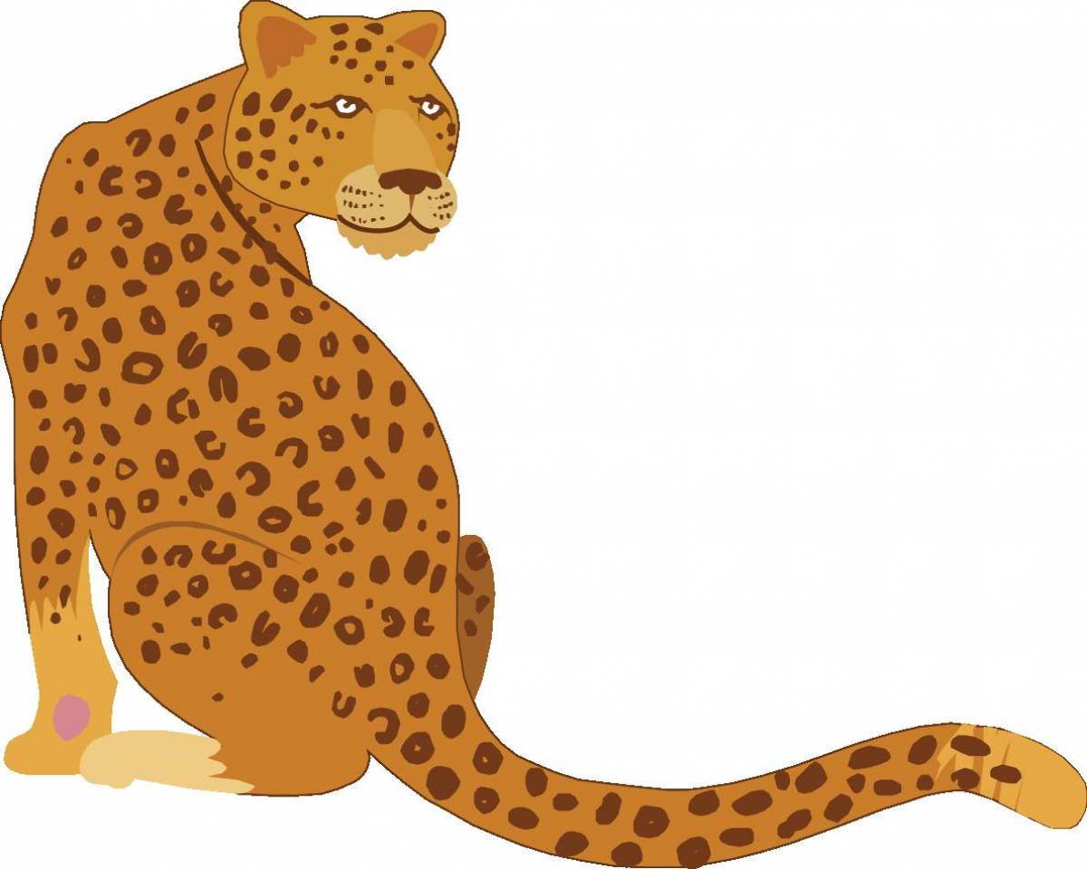 Леопард для детей #33