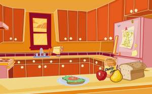 Раскраска кухня для детей #35 #100515