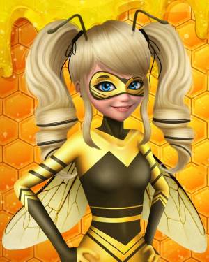 Раскраска леди пчела #6 #102581