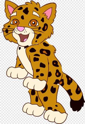 Раскраска леопард для детей #5 #102836