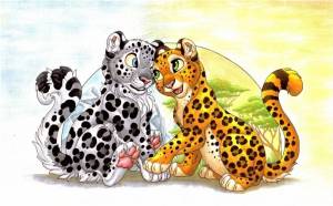 Раскраска леопард для детей #26 #102857