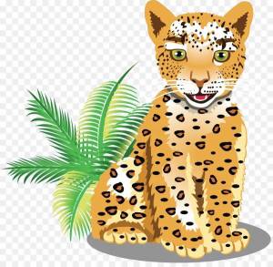 Раскраска леопард для детей #29 #102860