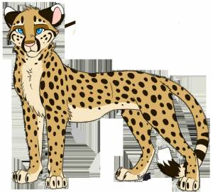 Раскраска леопард для детей #32 #102863