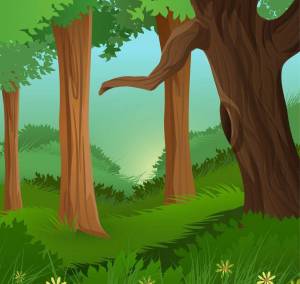 Раскраска лес для детей #25 #102922