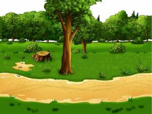 Раскраска лес для детей #26 #102923