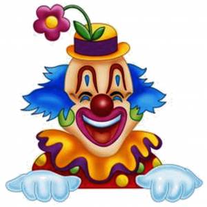 Раскраска лицо клоуна #5 #103810