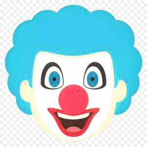 Раскраска лицо клоуна #28 #103833