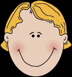 Раскраска лицо человека для детей #2 #103869