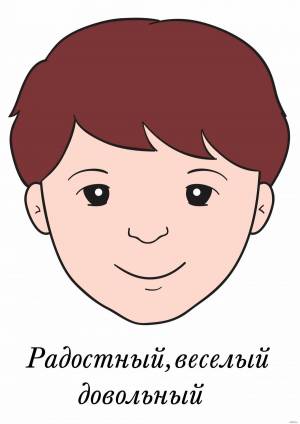 Раскраска лицо человека для детей #14 #103881