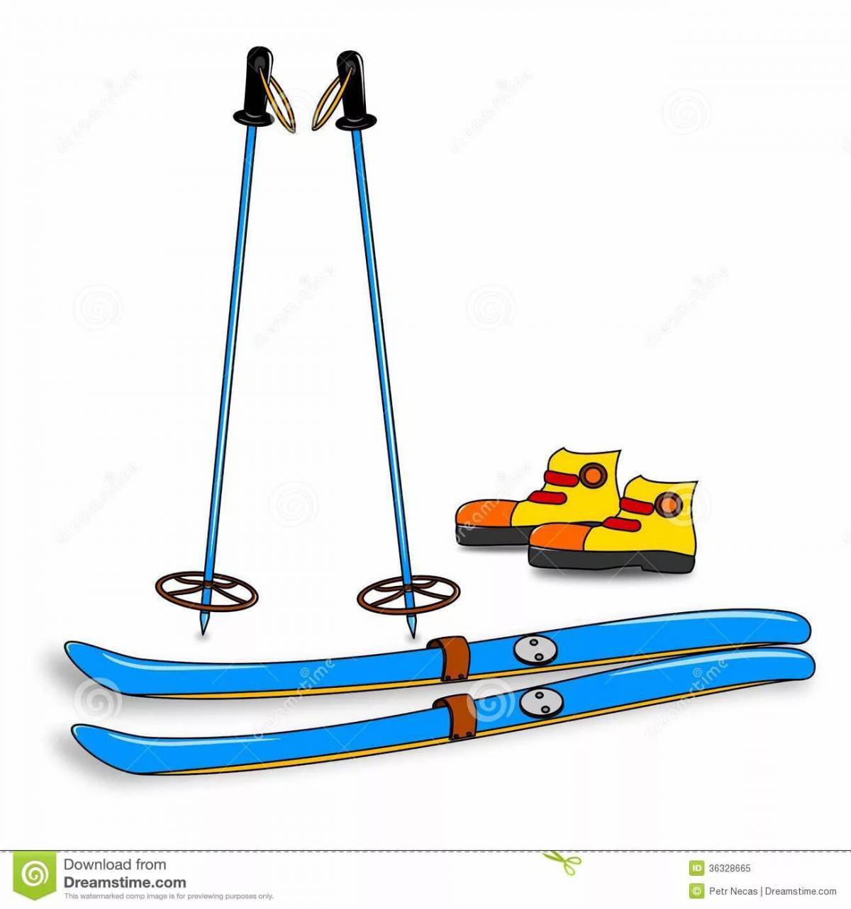 Лыжи для детей #34