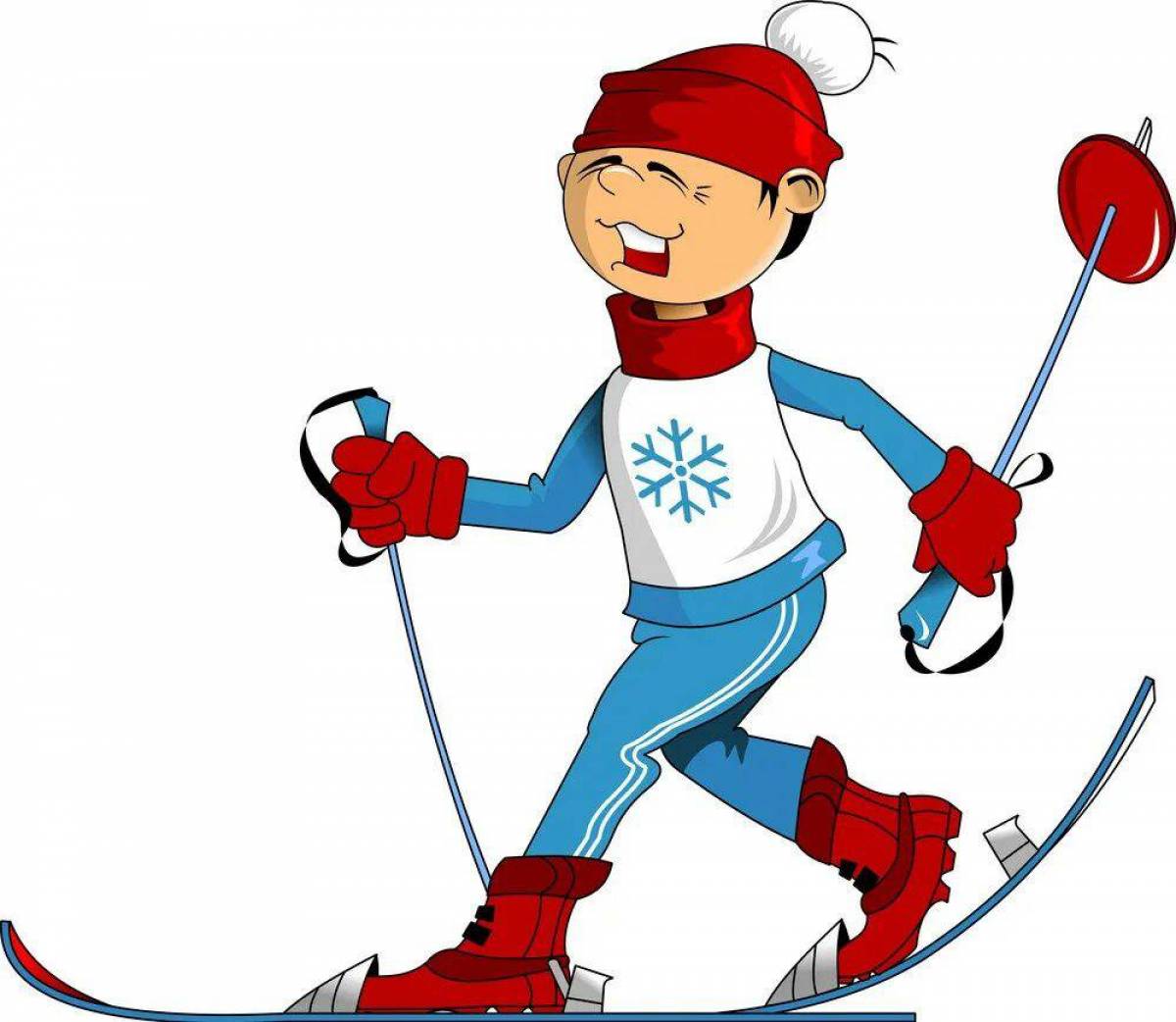 Лыжник для детей #16