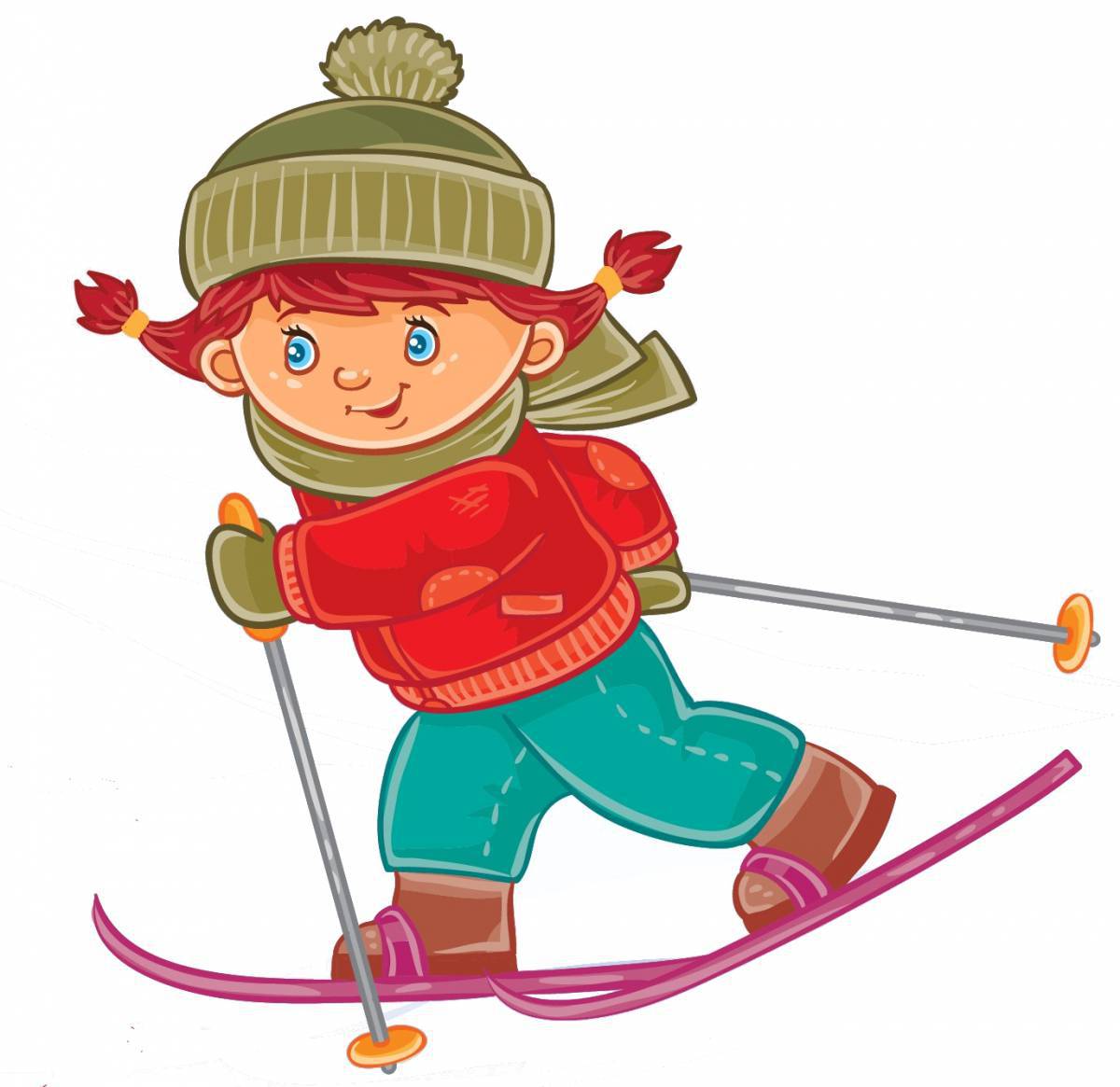Лыжник для детей #26