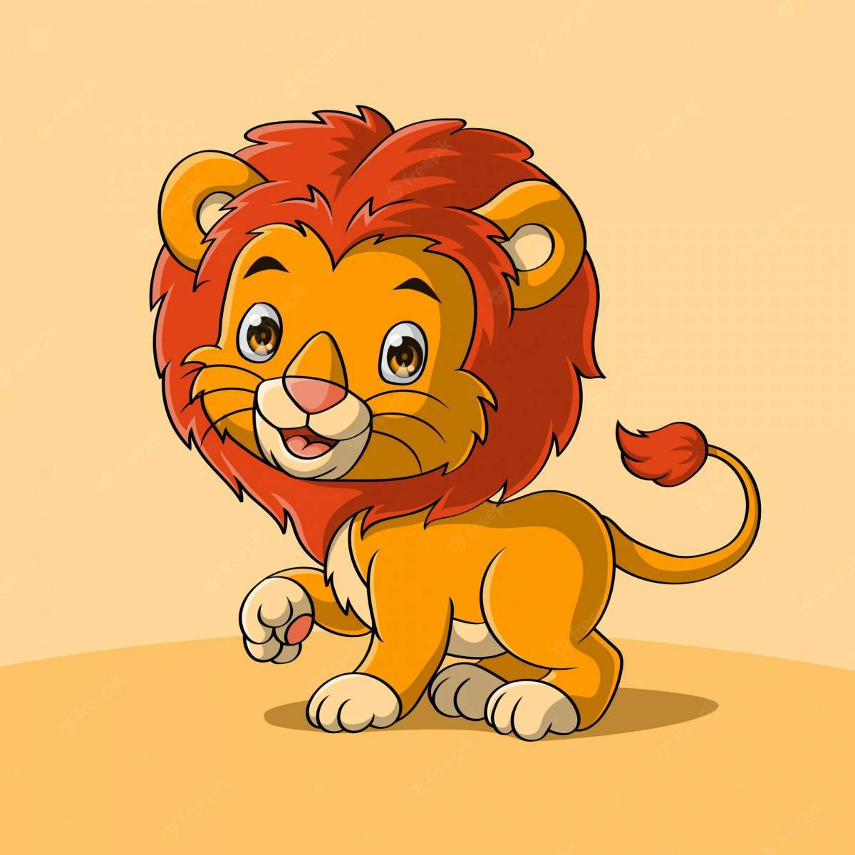 Льва для детей #34