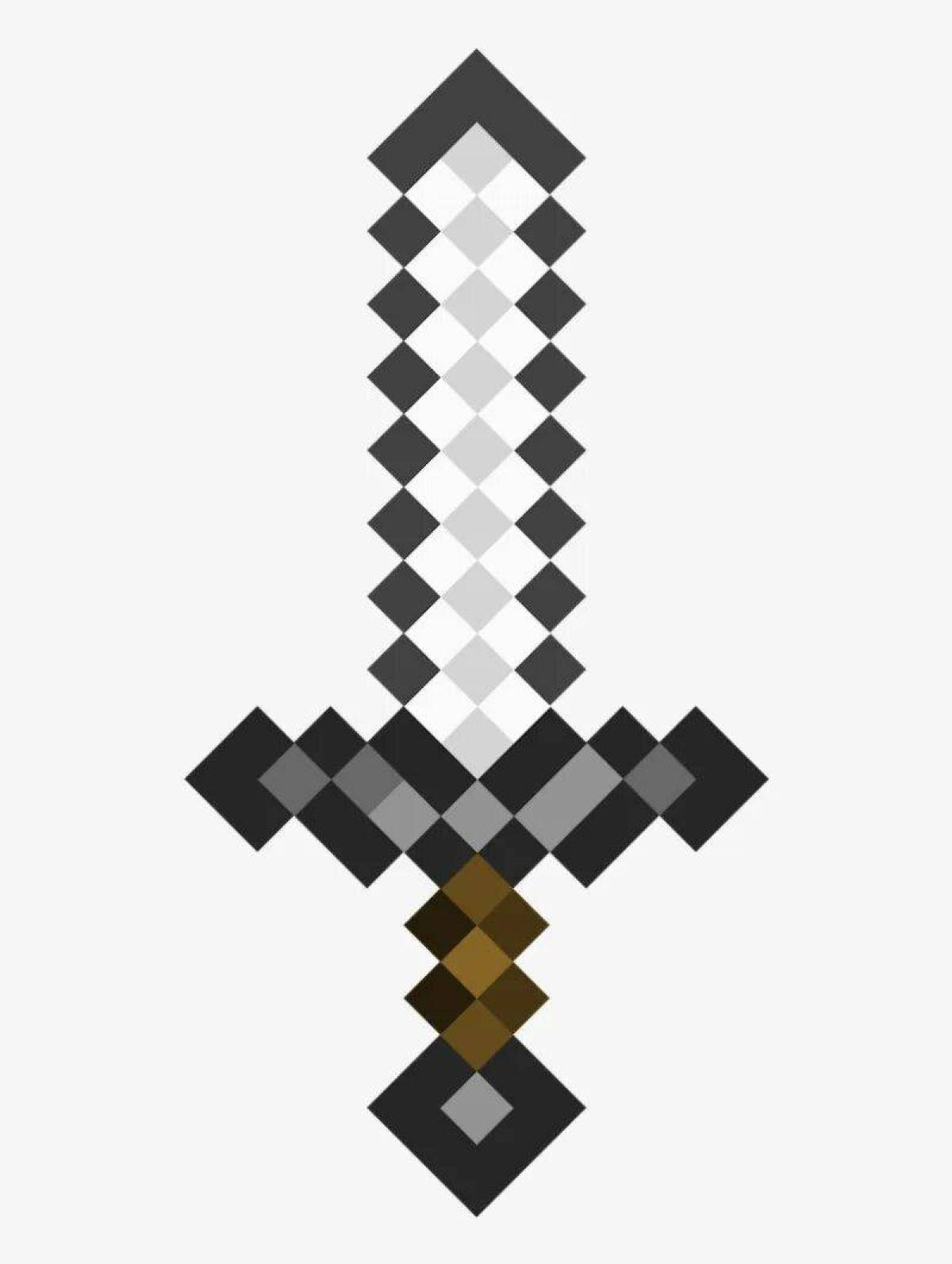 Майнкрафт меч #30