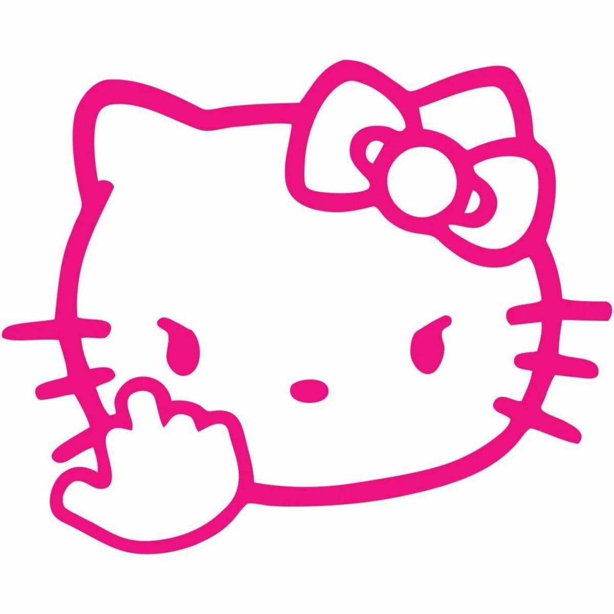 Kawaii Hello Kitty Mashimaro   molang     png  Klipartz