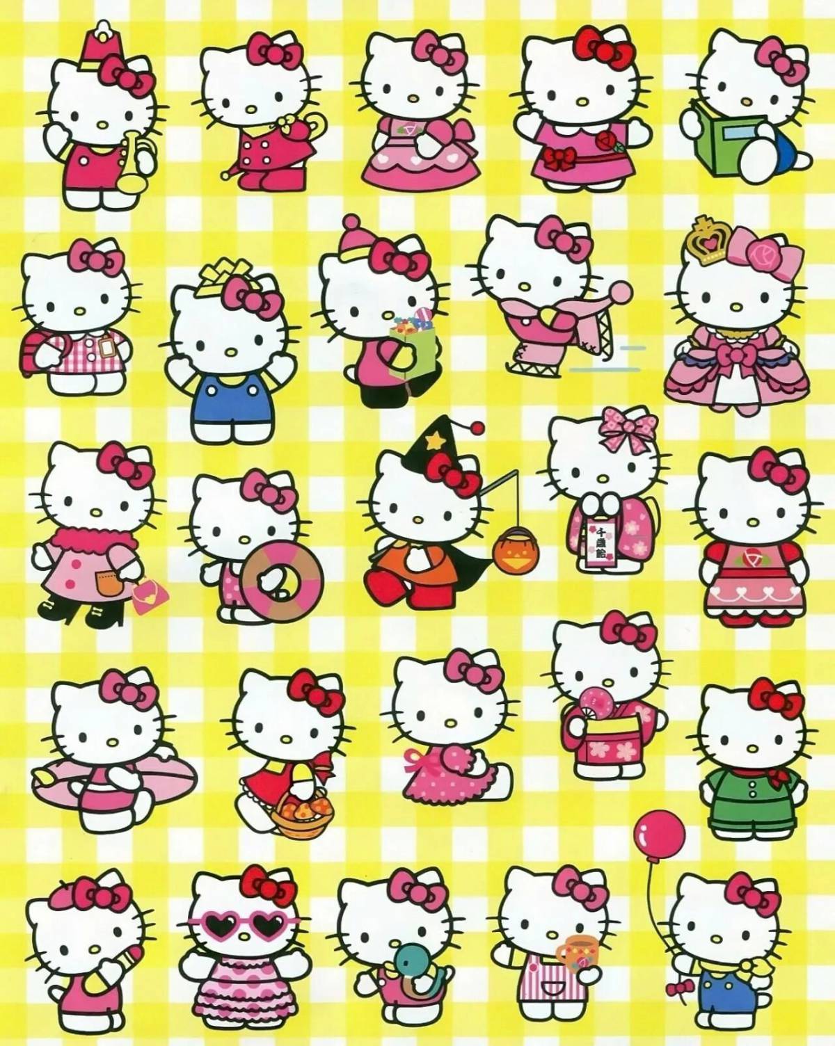 Много картинок hello kitty