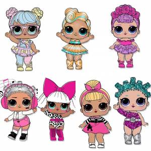 Раскраска лола для детей #9 #104618