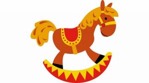 Раскраска лошадка для детей #4 #104830