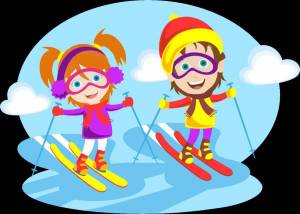 Раскраска лыжник для детей #7 #105532