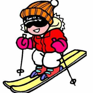 Раскраска лыжник для детей #19 #105544