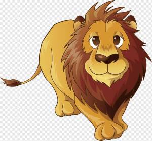 Раскраска льва для детей #2 #105585