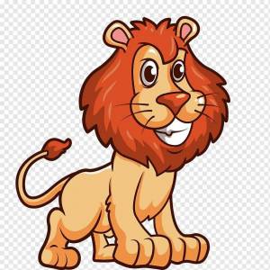 Раскраска льва для детей #10 #105593