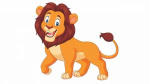 Раскраска льва для детей #12 #105595