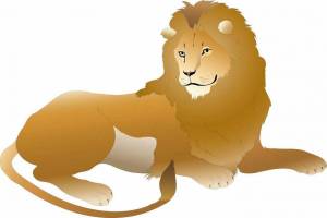 Раскраска льва для детей #16 #105599