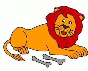 Раскраска льва для детей #35 #105618