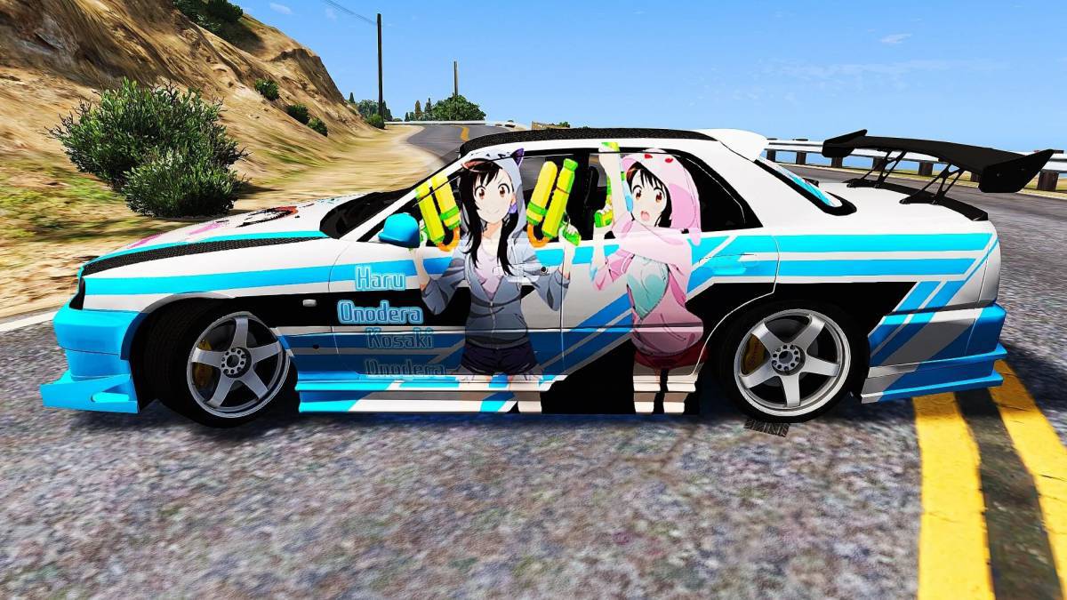 Машины с раскраской аниме в гта 5 #31
