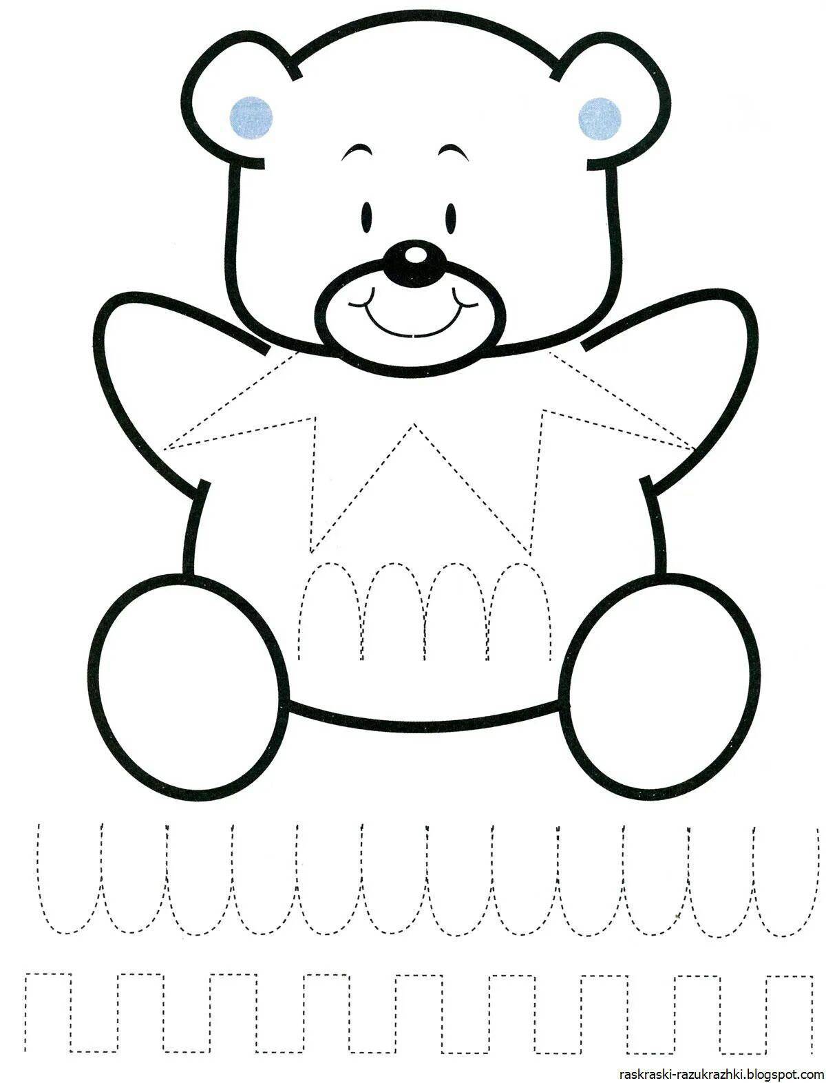 Медведь для детей 3 4 лет #12