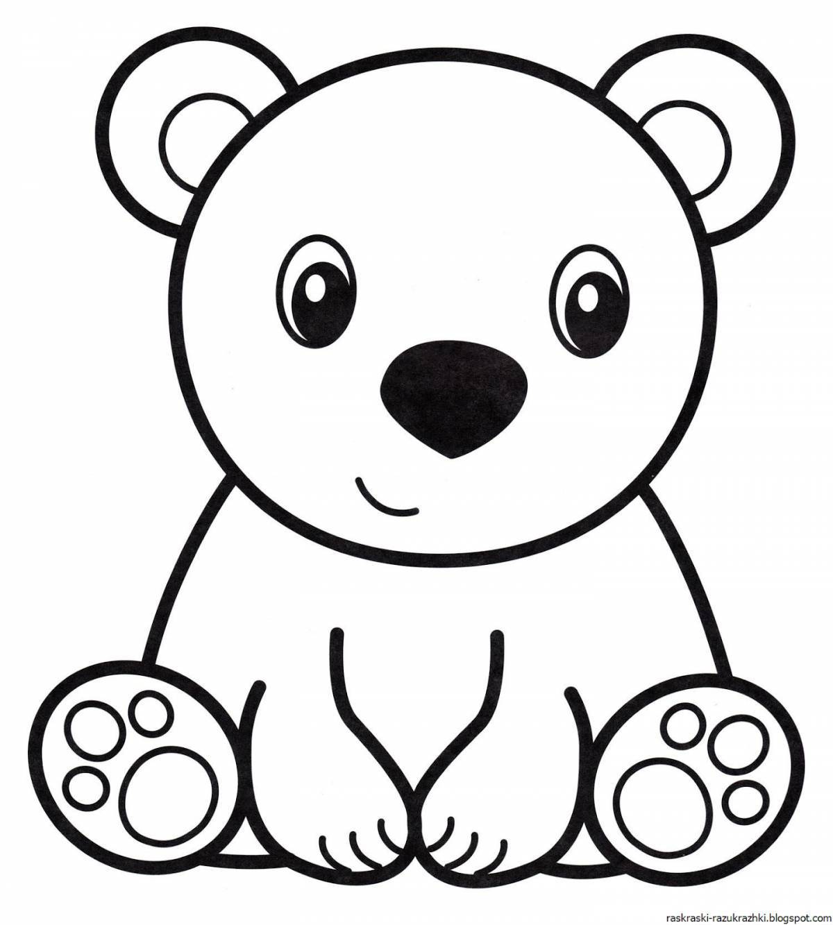 Медведь для детей 3 4 лет #22