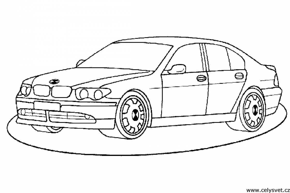 Раскраска машина для детей 7 лет распечатать. Детские раскраски машины BMW. Интересные раскраски автомобилей. Раскраска автомобиль для детей 6-7 лет. Детская раскраска БМВ.