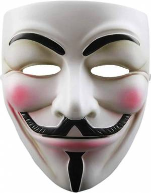 Раскраска маска анонимуса #7 #108600