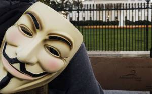 Раскраска маска анонимуса #17 #108610