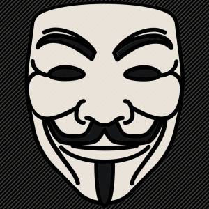 Раскраска маска анонимуса #18 #108611