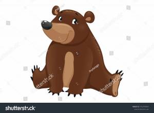 Раскраска медведь картинка для детей #4 #111999