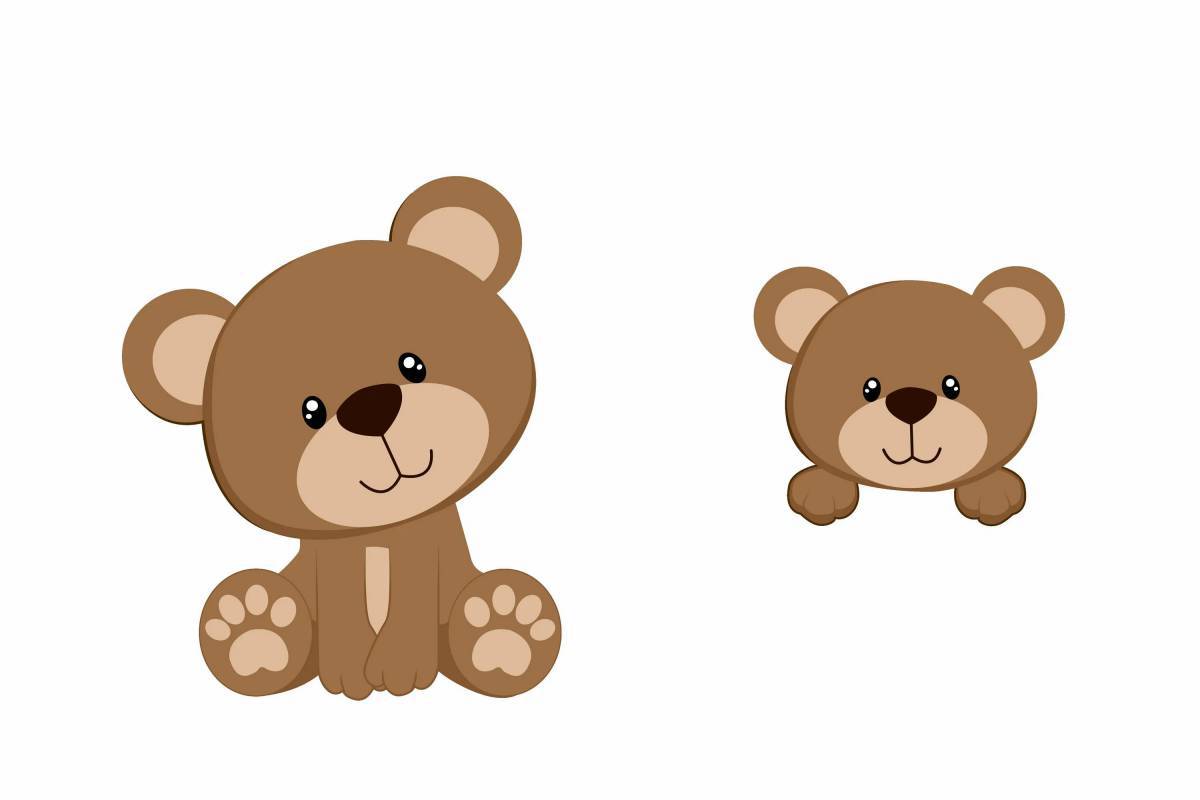 Медвежонок для детей #29