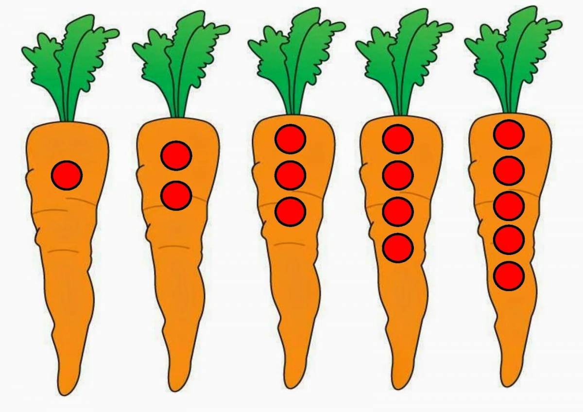 Морковка для детей 2 3 лет #27