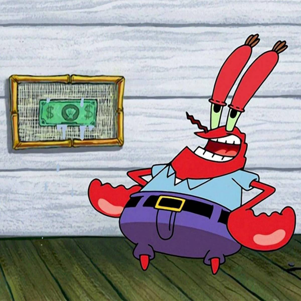 Mr Krabs Spinning