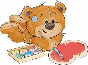 Раскраска медвежонок для детей #17 #112077
