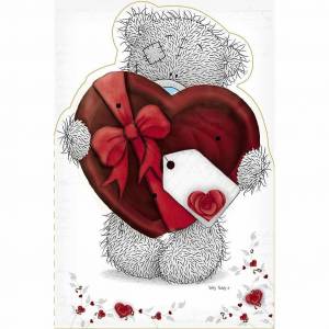 Раскраска мишка с сердечком #33 #114108