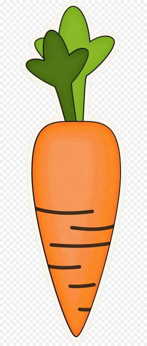 Раскраска морковка для детей 2 3 лет #26 #115519