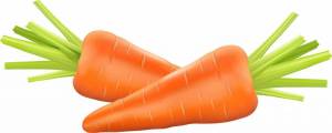 Раскраска морковь для детей #17 #115582