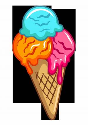 Раскраска мороженое для детей #15 #115643