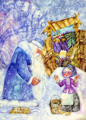 Раскраска мороз иванович рукодельница и ленивица #20 #115717