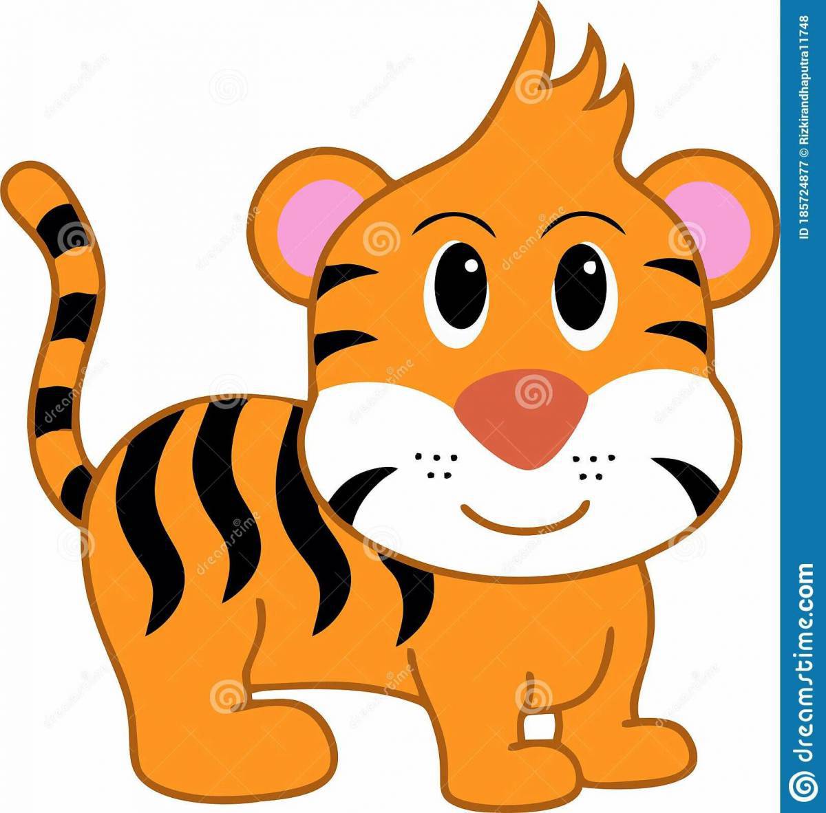 Тигр для детей #6