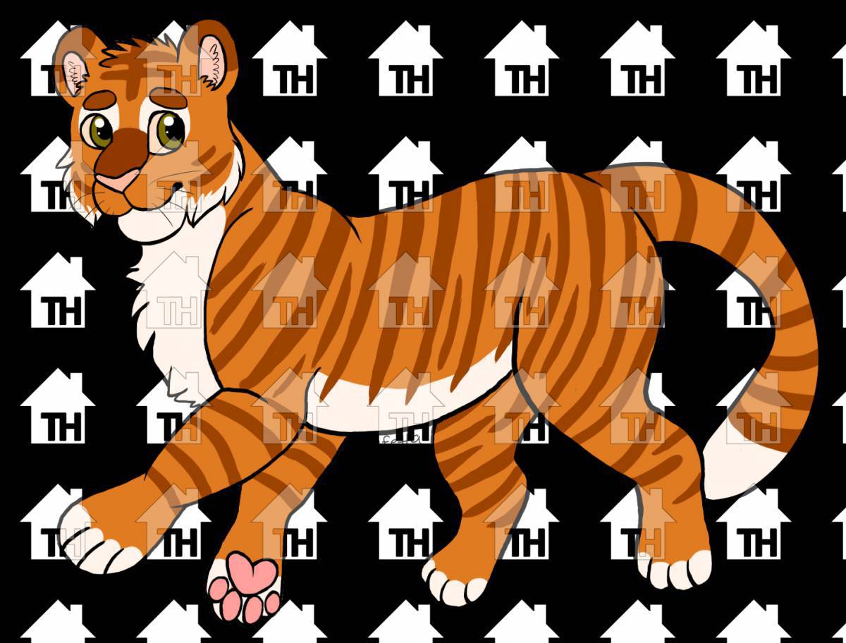 Тигр для детей #11