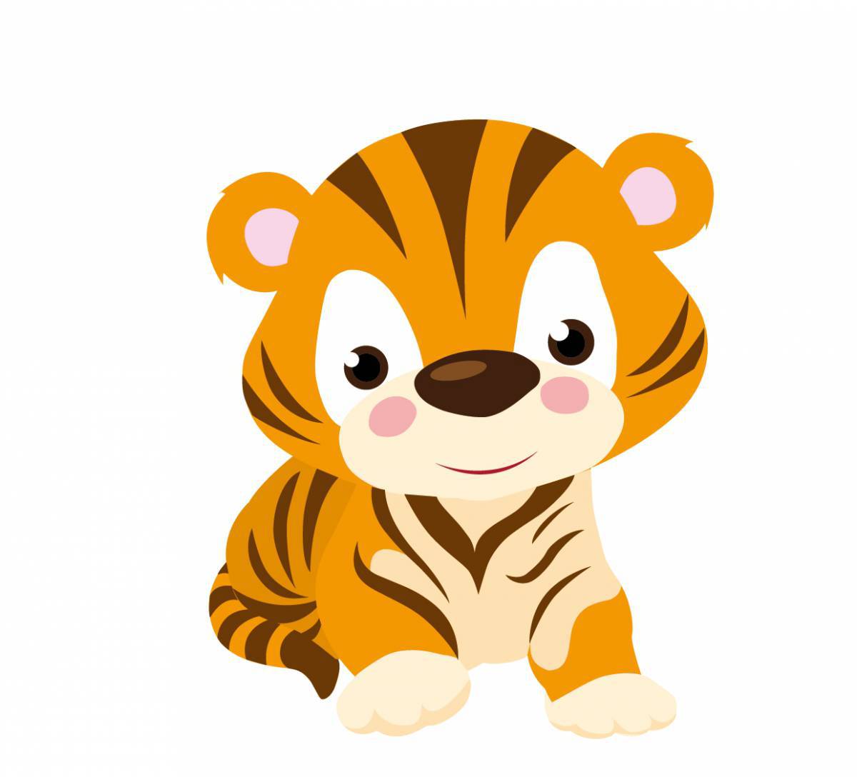 Тигр для детей #15